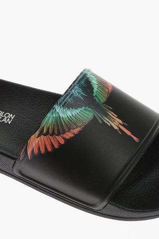 Solid Color ICON WINGS Slides with Print