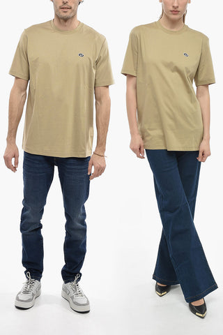 UNISEX RED TAG T-shirt Girocollo T-JUST-DOVAL-PJ a Tinta unita con Logo A Toppa