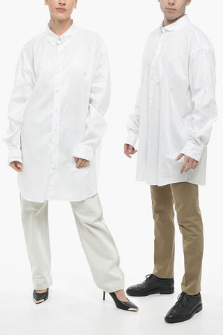 MM4 Cotton UNISEX Shirt with Button-down Collar