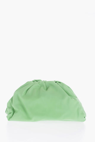 Leather BLOIS Pochette with Rouched Details