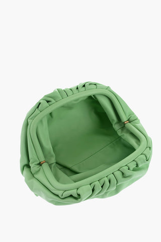 Leather BLOIS Pochette with Rouched Details