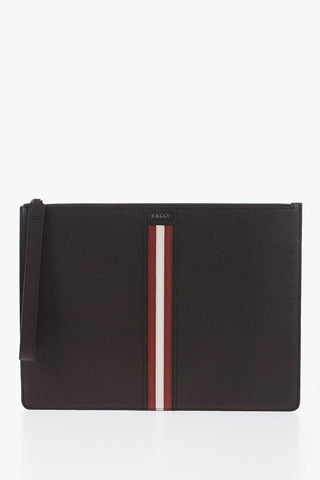 Saffiano Leather THALDEN Bag with Striped Front Detail