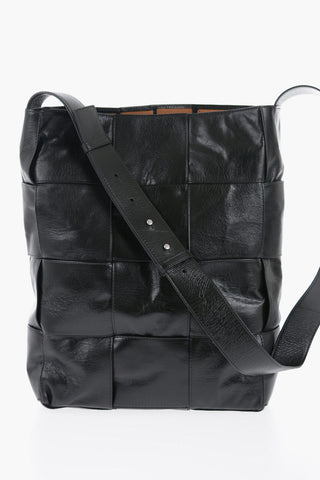 Braided Leather PAPER Shoulder Bag