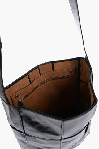 Braided Leather PAPER Shoulder Bag