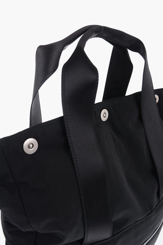 Solid Color Padded Maxi tote Bag wit Snap Buttons Closure