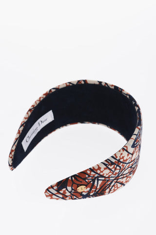 Patterned ALICE Maxi Hairband with Suede Lining