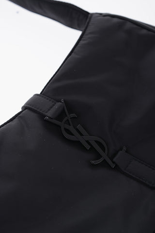 Nylon Shoulder Bag 5A7 with Monogram Closure