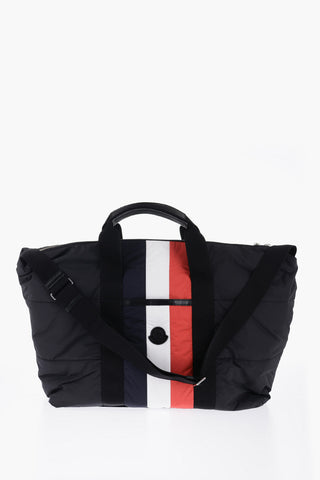 Maxi Duffle Bag BOHDAN Imbottita con Dettaglio A Righe Frontale