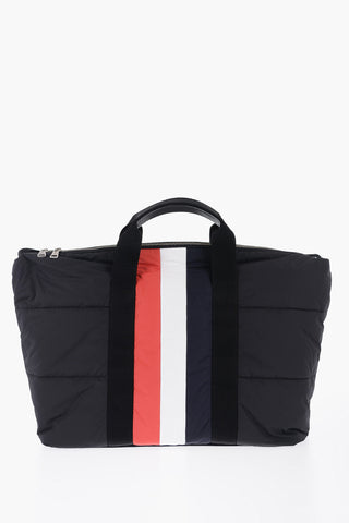Maxi Duffle Bag BOHDAN Imbottita con Dettaglio A Righe Frontale