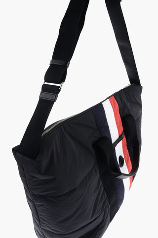Maxi Duffle Bag BOHDAN Imbottita con Dettaglio A Righe Frontale