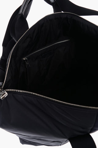 Maxi Duffle Bag BOHDAN Imbottita con Dettaglio A Righe Frontale