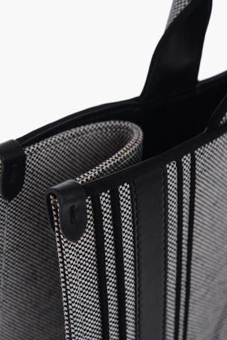 Borsa Tote CALL ME VIVIER In Canvas Con Rifiniture in Pelle e Dettagli in in gros grain