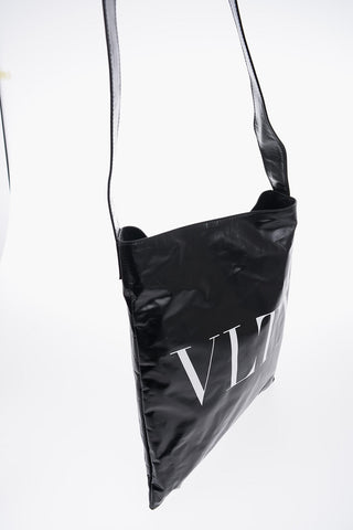 GARAVANI VLTN Patent Leather Shoulder Bag wit Double Handle
