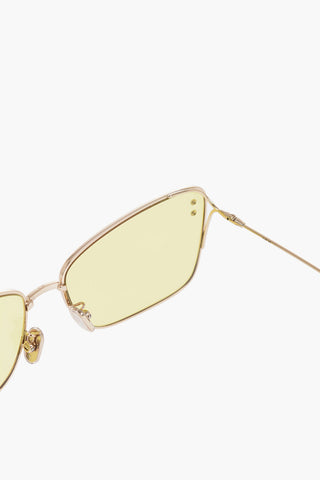 Squared MISSDIOR Sunglasses with Golden-Frame