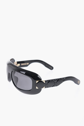Mask LADY Sunglasses With Cannage Motif On The Temple
