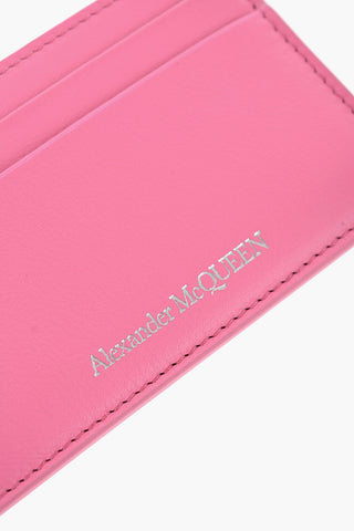 Solid Color Leather Card Holder