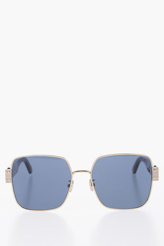 Rectangular DIORSIGNATURE Sunglasses with Golden-Frame