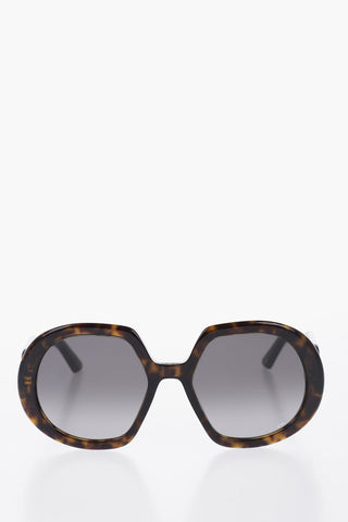 tortoiseshell DIOR BOBBY Oversized Sunglasses