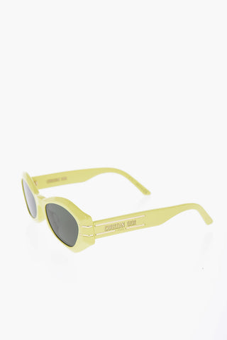 Solid Color DIOR SIGNATURE Ovale-Frame Sunglasses