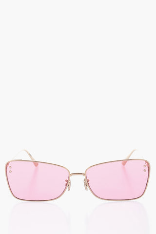Squared MISSDIOR Sunglasses with Golden-Frame