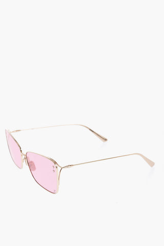 Squared MISSDIOR Sunglasses with Golden-Frame