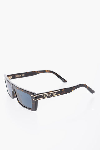 Tortoiseshell rectangular Frame DIORSIGNATURE Sunglasses