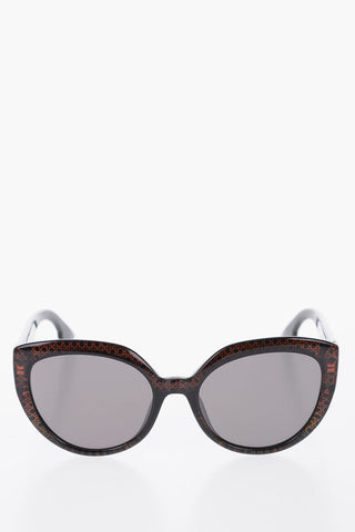 Geometrical- Motif DDIORF Cat Eye Sunglasses