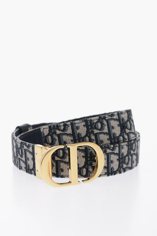 Reversible 30 MONTAIGNE BASIC Belt with Golden Buckle 35mm
