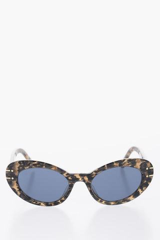 Tortoiseshell DIOR SIGNATURE Oval Sunglasses
