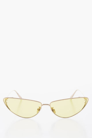 Squared MISSDIOR Sunglasses with Golden-Frame