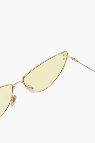 Squared MISSDIOR Sunglasses with Golden-Frame