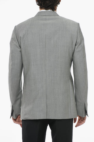 Blazer in Misto Lana con Chiusura a Lucchetto
