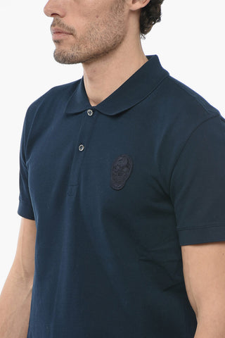 Shirt Sleeved Polo With Patch