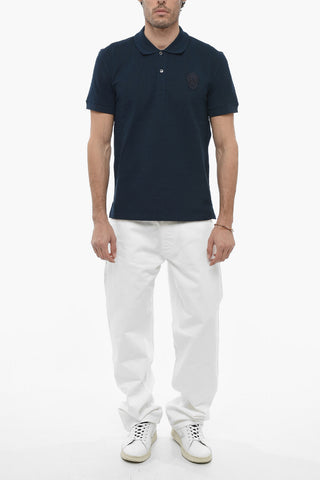 Shirt Sleeved Polo With Patch