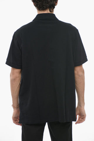 Cotton Piquè Slim Fit JUMBLED BOLT Polo Shirt