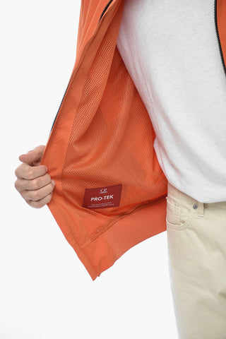 PRO-TEK Giubbotto Antivento con Cappuccio e Tasche a Zip