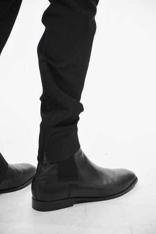SEASONAL Wool WAVE TAG Pants with Ankle Zips