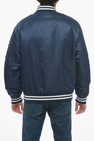VARSITY Bomber Jacket with Embroidered Logo