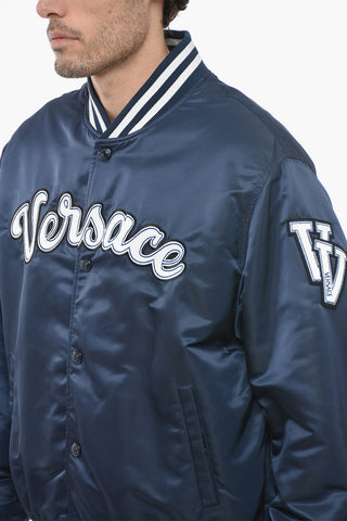 VARSITY Bomber Jacket with Embroidered Logo