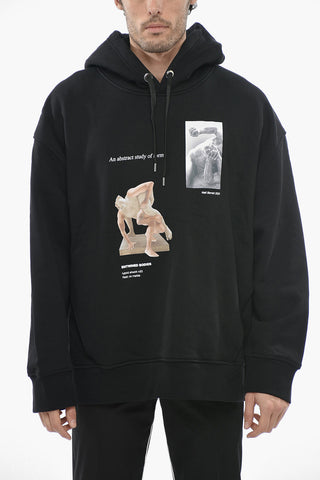 Hoodie Sweatshirt with Graphic Print