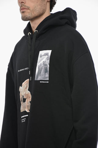 Hoodie Sweatshirt with Graphic Print