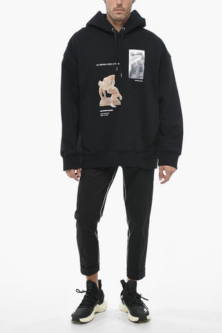 Hoodie Sweatshirt with Graphic Print