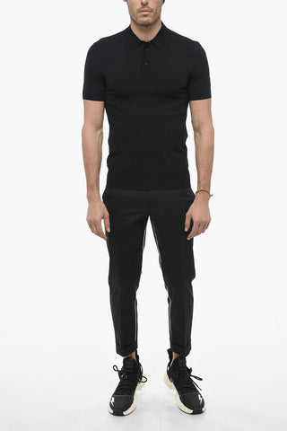 Technical Fabric Slim Fit Polo Shirt
