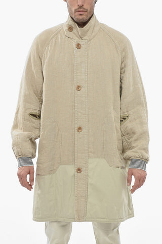 MM1 Oversized Padded Coat with Cut Out Detail