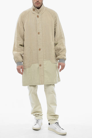 MM1 Oversized Padded Coat with Cut Out Detail