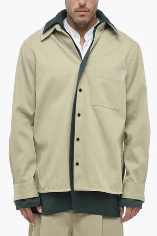 Double Layered Shirt with Relaxed Fit