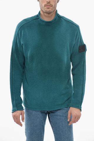 Pullover a Collo Alto SHADOW in Misto Cotone