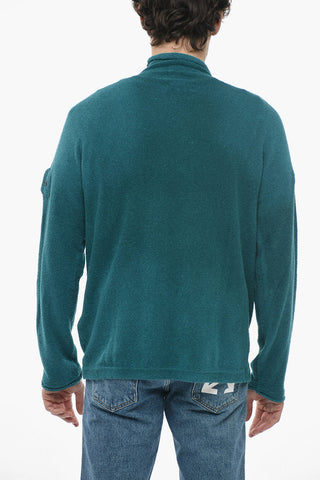 Pullover a Collo Alto SHADOW in Misto Cotone