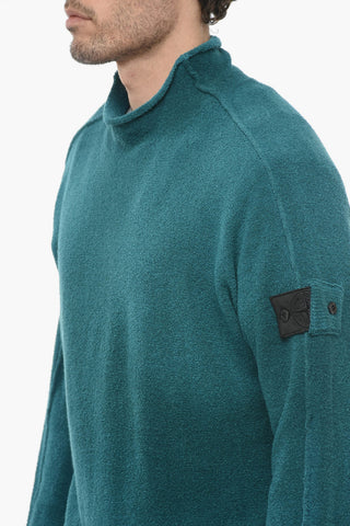 Pullover a Collo Alto SHADOW in Misto Cotone