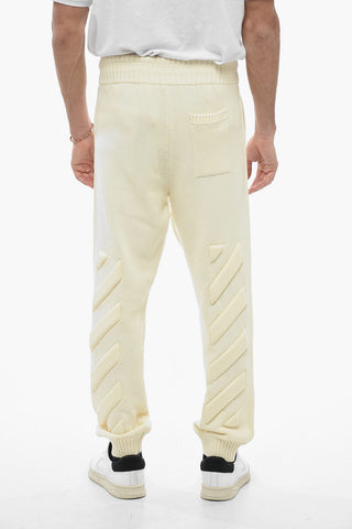 SEASONAL Knitted Cotton 3D DIAG Sweatpants
